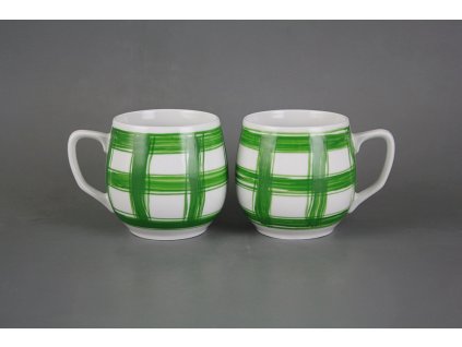 Hrnek Baňák 0,3l Kanafas zelený BB č. 1