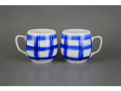 Hrnek Baňák 0,3l Kanafas azurový BB č. 1