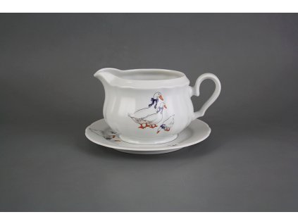 Omáčník 0,5l s podstavcem Rose Husy BB č. 1