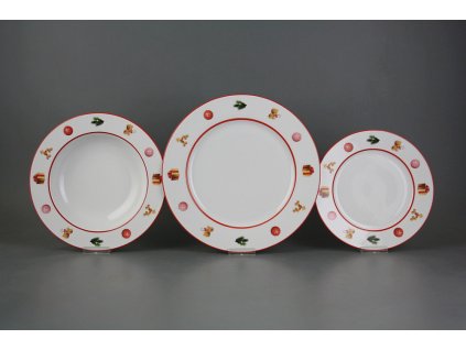 Talířová souprava Nina Christmas Tree 12dílná KCL č. 1