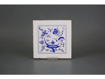 Obklad Forli Blanco 15x15cm Cibulákový dekor motiv B č. 1