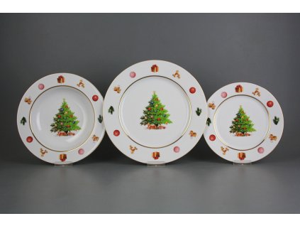Talířová souprava Nina Christmas Tree 18dílná JGL č. 1