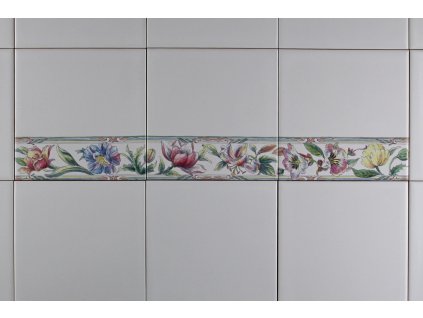 Sada obkladů 15x15cm 3dílná Botanical Plants Listela WL č. 1