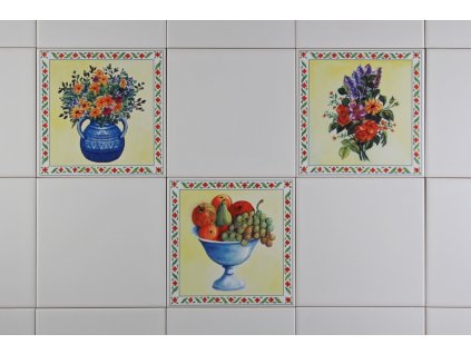 Sada obkladů 15x15cm 3dílná Summer Time WL č. 1