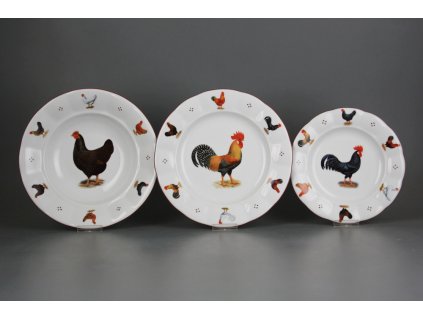 Talířová souprava Benedikt Slepičky 24dílná H4T FHL č. 1