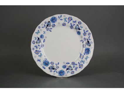 Talíř mělký 25cm Ofélie Blue Bird Garden č. 1