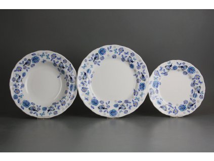 Talířová souprava Ofélie Blue Bird Garden 18dílná č. 1