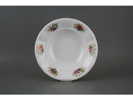 BENMIK TALÍŘ HLUBOKÝ 24CM BENEDIKT MÍŠEŇSKÁ KYTICE ABB