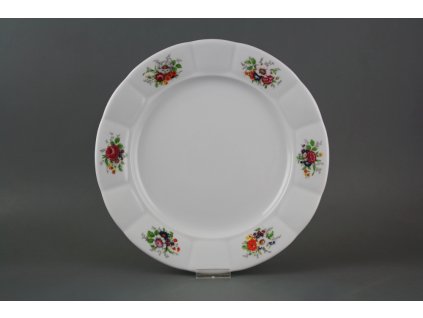 BENMIK TALÍŘ MĚLKÝ 28CM BENEDIKT MÍŠEŇSKÁ KYTICE ABB