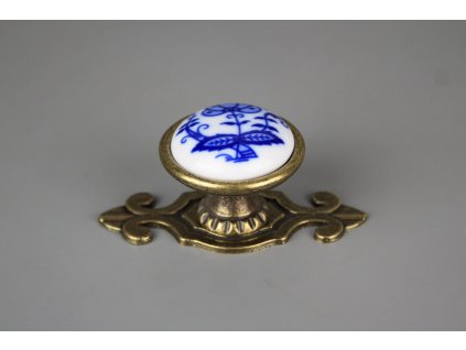 KNOVER RUSTIKÁLNÍ ÚCHYTKA 40CM S ROZETOU CIBULÁK LIST