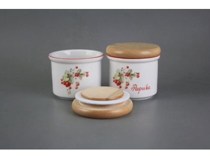 KUDJAH DÓZA MALÁ S DŘEVĚNÝM VÍČKEM JAHODY CL