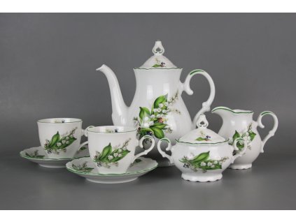 OFEKON KÁVOVÁ SOUPRAVA OFÉLIE KONVALINKY ZL 01