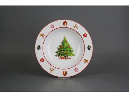 Talíř hluboký 22cm Nina Christmas Tree JCL č. 1