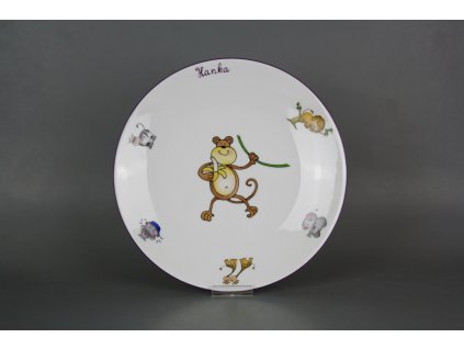 DETTAL TALÍŘ MĚLKÝ 24CM COUP OPIČKA