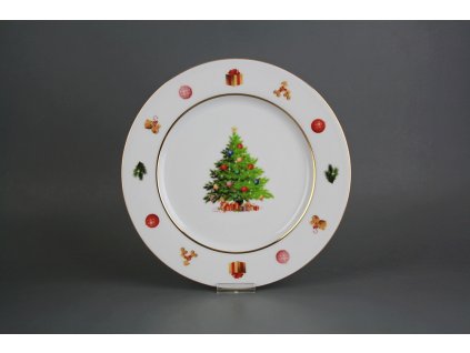 Talíř mělký 25cm Nina Christmas Tree JGL č. 1