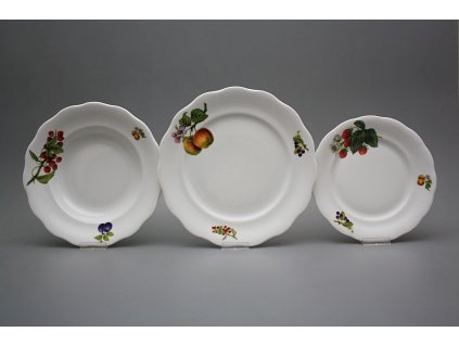 Talířová souprava Alaska Ovocný sad 12dílná CBB 1