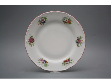 Talíř mělký 25cm Ofélie Míšeňská kytice ACL č. 1