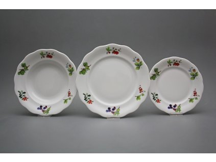 Talířová souprava Alaska Lesní plody 12dílná ABB