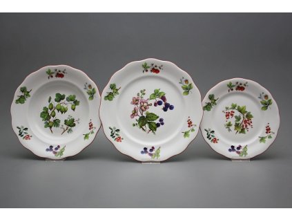 Talířová souprava Alaska Lesní plody 12dílná FCL