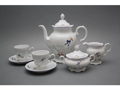 Kávová souprava Alaska Husy 15dílná ML