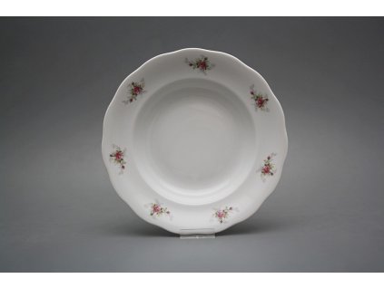 Talíř hluboký 23cm Alaska Růžičky růžové ABB