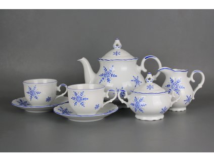 OFEVLO Čajová souprava Ofélie Vánoční vločka 15dílná AL 01