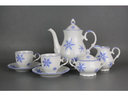 OFEVLO Kávová souprava Ofélie Vánoční vločka 15dílná AL 01