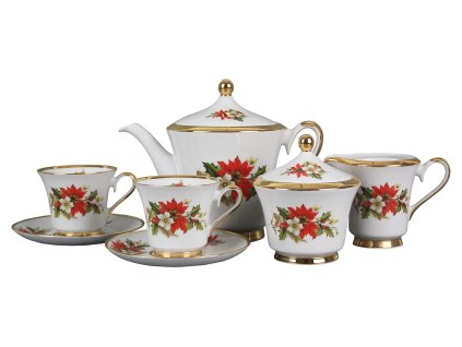 MARHVE ČAJOVÁ SOUPRAVA HVĚZDA MARGARETA GL LUX 01