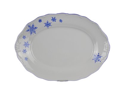 VERVLO OVÁL 36CM VERONA VÁNOČNÍ VLOČKA AL