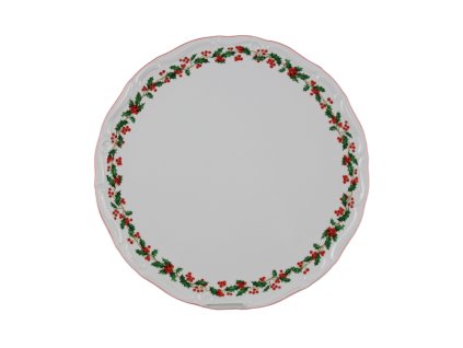 VANCES DORTOVÝ TALÍŘ MARIE LOUISE VÁNOČNÍ CESMÍNA KCL