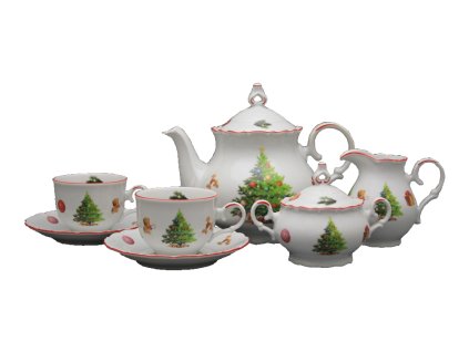 VANSTR ČAJOVÁ SOUPRAVA OFÉLIE CHRISTMAS TREE CL 01