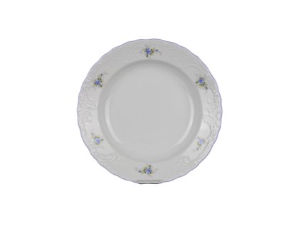 OPESMR TALÍŘ HLUBOKÝ 24CM OPERA SVĚTLE MODRÉ RŮŽIČKY AAL