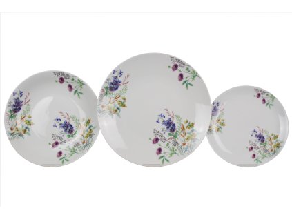 COUKVL TALÍŘOVÁ SOUPRAVA T2 (MĚLKÝ TALÍŘ 26CM) COUP KVETOUCÍ LOUKA MOTIV D CBB 1