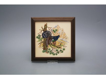 Obrázek 18x18cm Tetřev na stromě kTHB č. 1