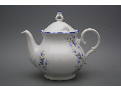 Čajová konvice 1,2l Ofélie Světlemodré růžičky AL č. 1