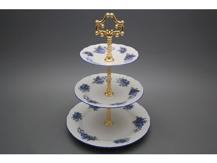 Etažér třípatrový Ofélie Pomněnky AAL č. 1