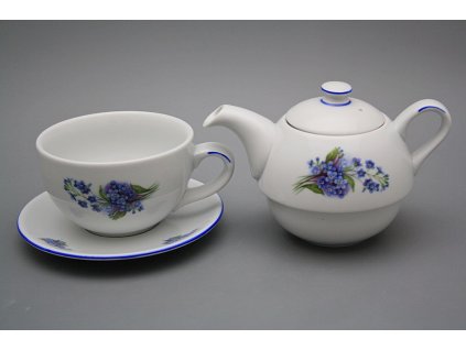 Čajová souprava Duo Pomněnky AL č. 1