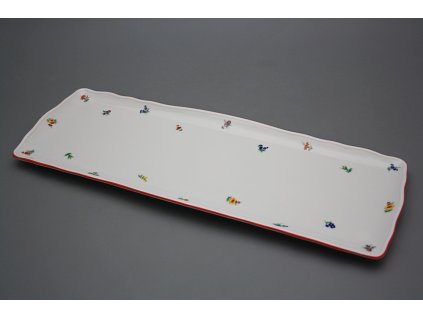 Podnos čtyřhranný 45cm Rokoko Házenky ACL č. 1