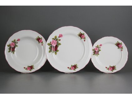 Talířová souprava Ofélie Růže Elizabeth 12dílná CRL č. 1