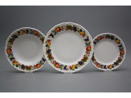 Talířová souprava Ofélie Ovocný sad 24dílná KBB č. 1