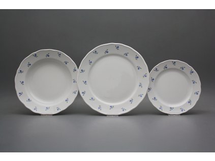 Talířová souprava Rokoko Pomněnky Házenky 36dílná ABB č. 1