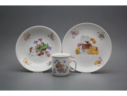 Dětská jídelní souprava  Sladcí medvídci RŮZNÉ MOTIVY č. 1