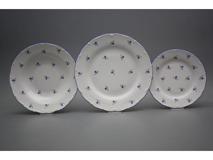 Talířová souprava Ofélie Pomněnky 18dílná BAL Házenky č. 1