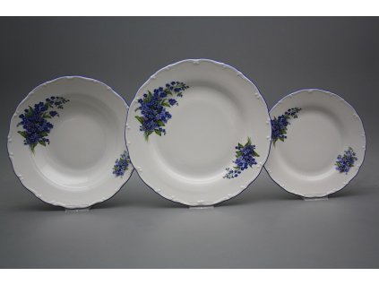 Talířová souprava Ofélie Pomněnky 24dílná DAL č. 1