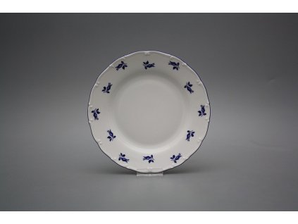 Talíř dezertní 19cm Ofélie Modré růže AML č. 1