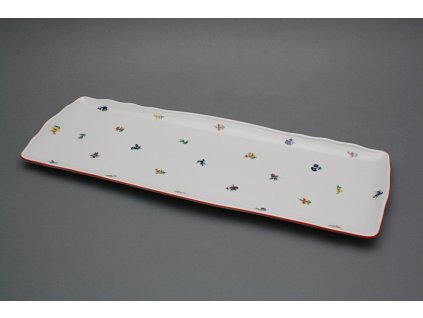 Podnos čtyřhranný 45cm Rokoko Házenky BCL č. 1