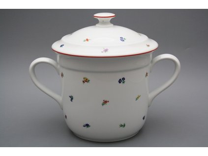 Hrnek český s 2 uchy a víkem bez výřezu Házenky CL č. 1