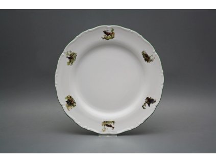 Talíř mělký 25cm Ofélie Myslivci AZL č. 1