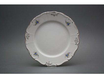 Talíř mělký 25cm Marie Louise Světlemodré růžičky EPL LUX č. 1