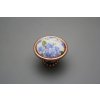 Rustikální úchytka Bohemia 40mm Pomněnky Chintz CU č. 1